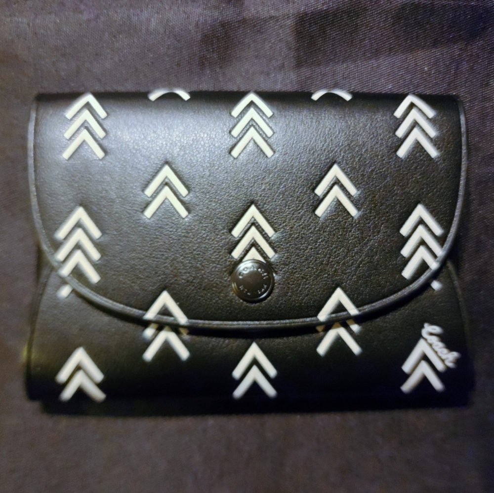 COACH LEATHER CARDHOLDER wallet NWT
